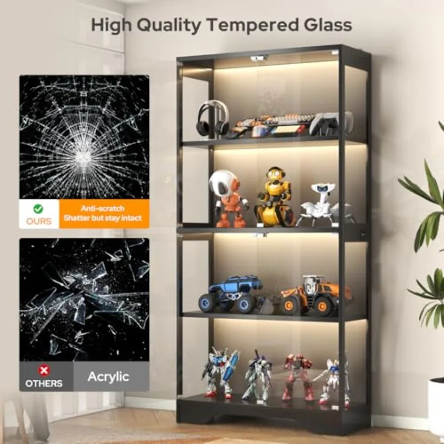 Display Cabinet with Glass Doo - Books 评论和价格