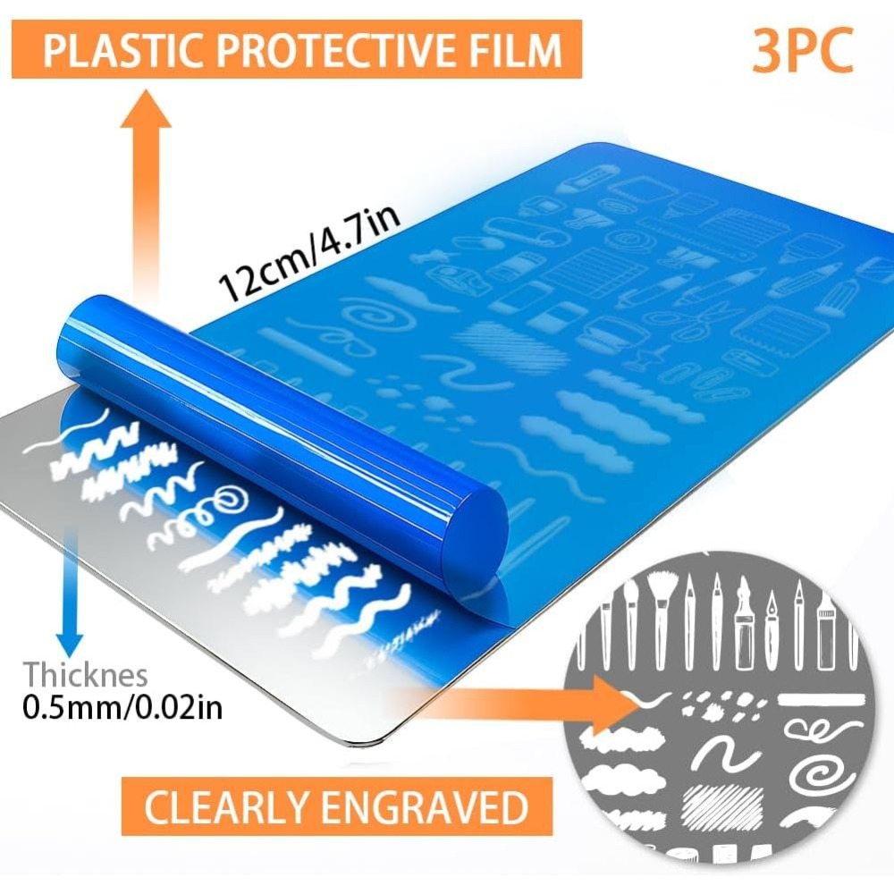 3pcs Stationery Nail Stamping  - Stationery Books 评论和价格