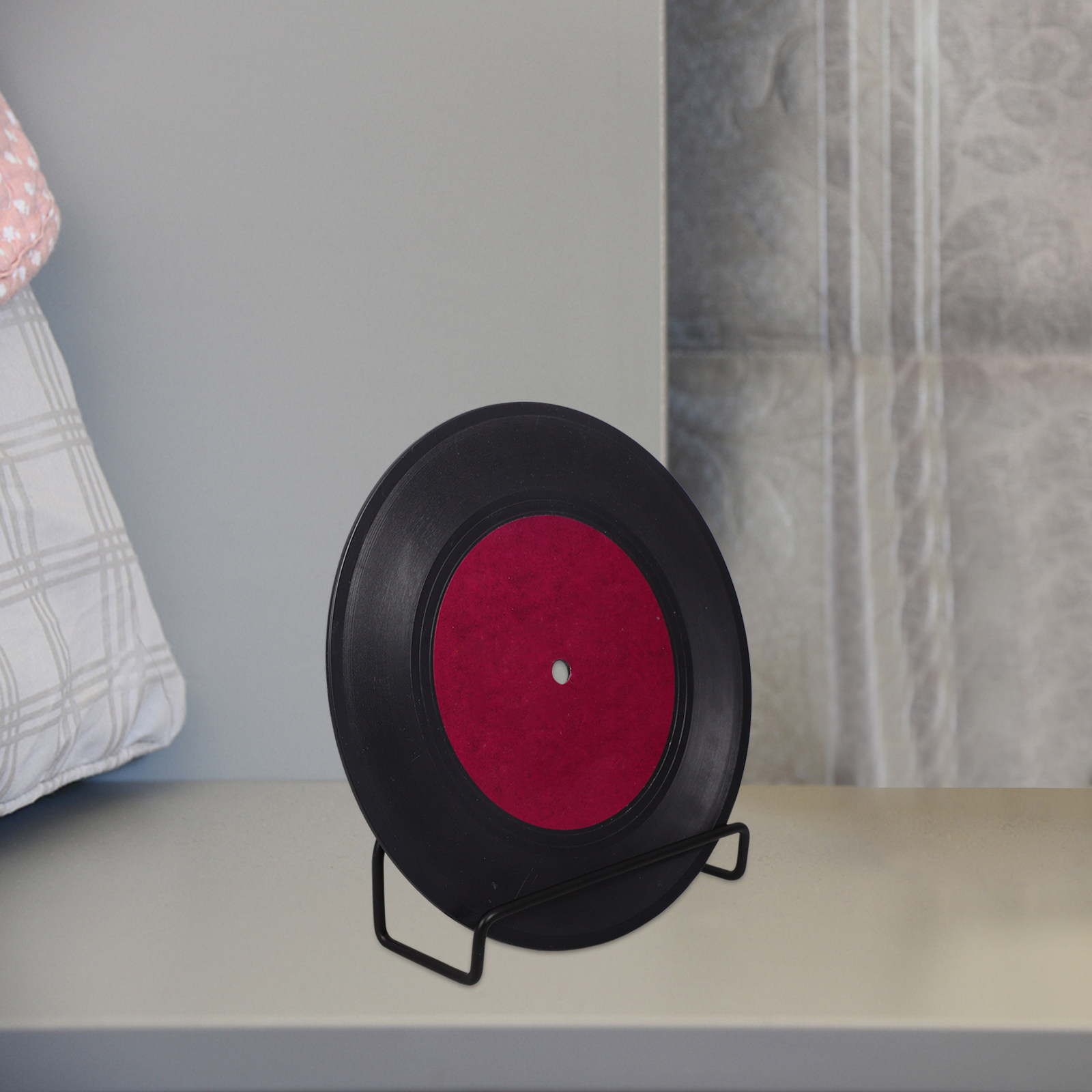 Wall Mounted Iron Vinyl Record - Magazines 评论和价格