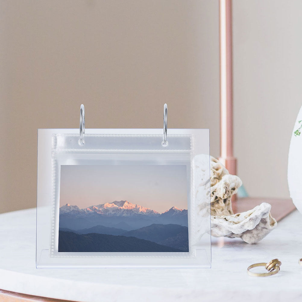 2Pcs Photo Album Acrylic Table - Clear Acrylic Book Stand Holder 评论和价格