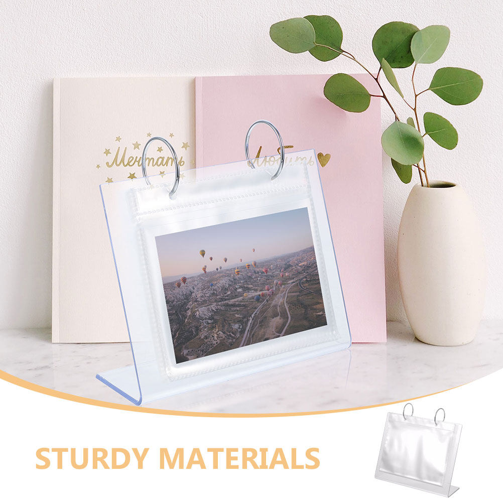 2Pcs Photo Album Acrylic Table - Clear Acrylic Book Stand Holder 评论和价格