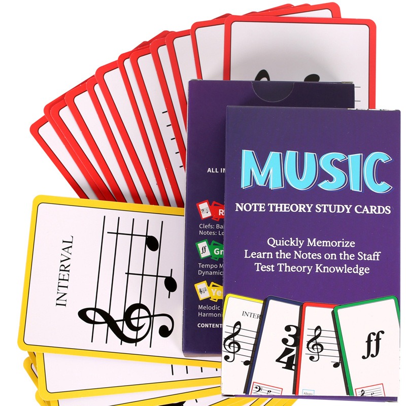 Music Flash Cards piano guitar - Blank Sheet Music Notebook 评论和价格