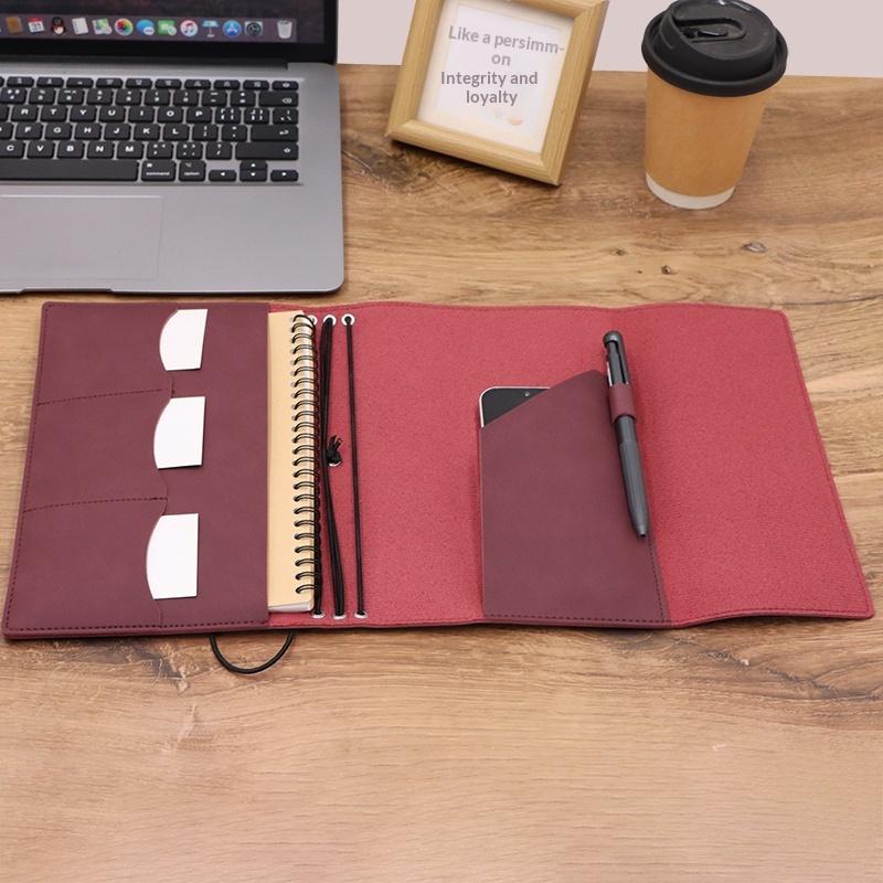 Refillable Notebook Organizer  - Vintage Leather Journal Notebook 评论和价格